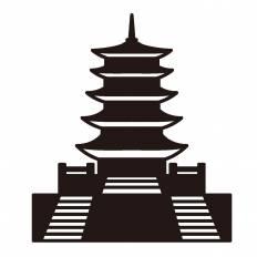塔 シルエット イラストの無料ダウンロードサイト シルエットac