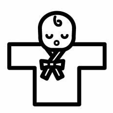 新生児 シルエット イラストの無料ダウンロードサイト シルエットac