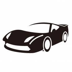 スーパーカー シルエット イラストの無料ダウンロードサイト シルエットac