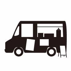 移動販売車 シルエット イラストの無料ダウンロードサイト シルエットac