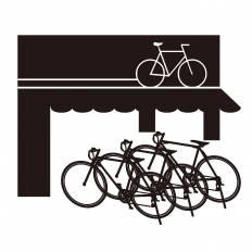 自転車屋 シルエット イラストの無料ダウンロードサイト シルエットac