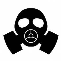 ガスマスク シルエット イラストの無料ダウンロードサイト シルエットac