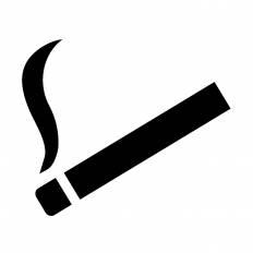 たばこ シルエット イラストの無料ダウンロードサイト シルエットac