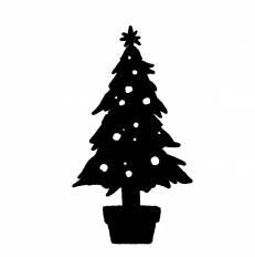 クリスマスツリー シルエット イラストの無料ダウンロードサイト シルエットac