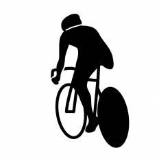 自転車競技 シルエット イラストの無料ダウンロードサイト シルエットac