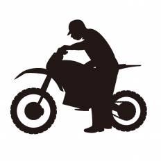 バイクの修理 シルエット イラストの無料ダウンロードサイト シルエットac