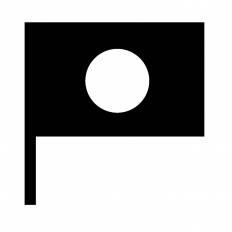日本国旗 シルエット イラストの無料ダウンロードサイト シルエットac
