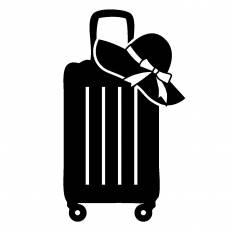 スーツケース シルエット イラストの無料ダウンロードサイト シルエットac