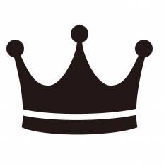 王冠 シルエット イラストの無料ダウンロードサイト シルエットac