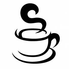 ホットコーヒー シルエット イラストの無料ダウンロードサイト シルエットac