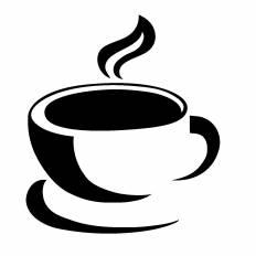 コーヒー シルエット イラストの無料ダウンロードサイト シルエットac