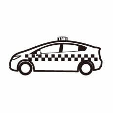 タクシー シルエット イラストの無料ダウンロードサイト シルエットac