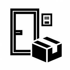 宅配便 シルエット イラストの無料ダウンロードサイト シルエットac