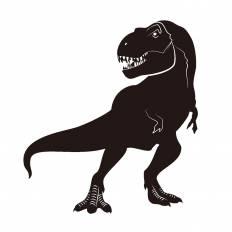 ティラノサウルス シルエット イラストの無料ダウンロードサイト シルエットac