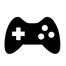 ゲームコントローラー シルエット イラストの無料ダウンロードサイト シルエットac
