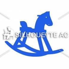家具 青 家具のシルエットイラスト 青