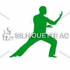 格闘技 緑 格闘技のシルエットイラスト 緑