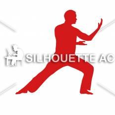 格闘技 赤 格闘技のシルエットイラスト 赤