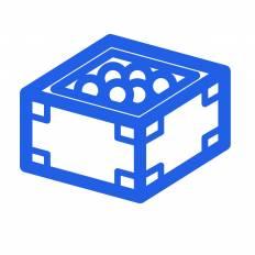 豆まき 青 豆まきのシルエットイラスト 青
