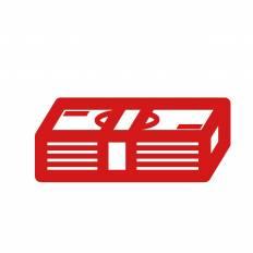 札束 赤 札束のシルエットイラスト 赤
