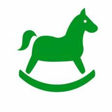 木馬｜シルエット イラストの無料ダウンロードサイト「シルエットAC」