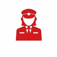 婦人警官 赤 婦人警官のシルエットイラスト 赤
