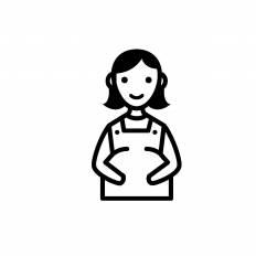 妊婦 シルエット イラストの無料ダウンロードサイト シルエットac