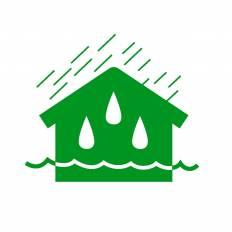 建物 緑 建物のシルエットイラスト 緑