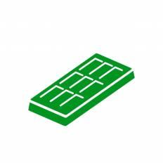 板チョコ 緑 板チョコのシルエットイラスト 緑