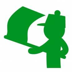 鼓笛隊 緑 鼓笛隊のシルエットイラスト 緑