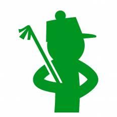 指揮者 緑 指揮者のシルエットイラスト 緑