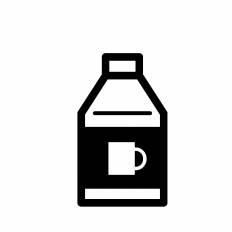 缶コーヒー シルエット イラストの無料ダウンロードサイト シルエットac