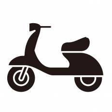 バイク シルエット イラストの無料ダウンロードサイト シルエットac