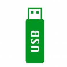 USB|シルエット イラストの無料ダウンロードサイト「シルエットAC」