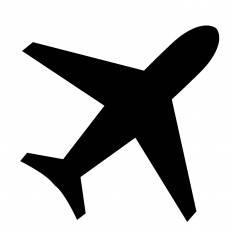 飛行機 シルエット イラストの無料ダウンロードサイト シルエットac