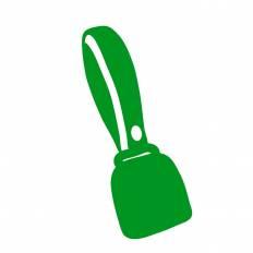 熊鈴 緑 熊鈴のシルエットイラスト 緑