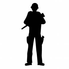 作業者 シルエット イラストの無料ダウンロードサイト シルエットac 作業者 シルエット イラストの無料ダウンロードサイト シルエットac